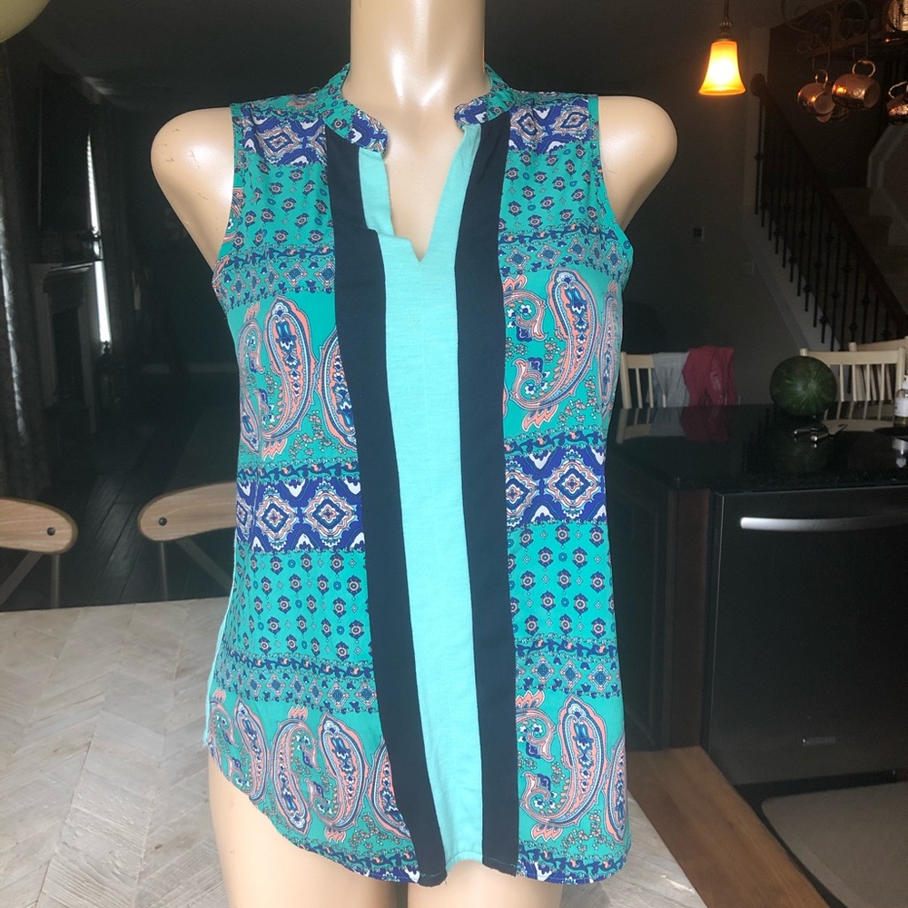 Charming Charlie Sleeveless Blouse